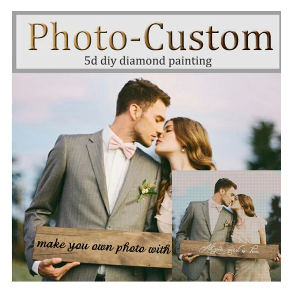 Zooya Foto Personalizado Diamante Bordado Make Your Own 5d Diy Diamante Pintura Ponto Cruz Broca Quadrado Strass Completo Mosaico Az1