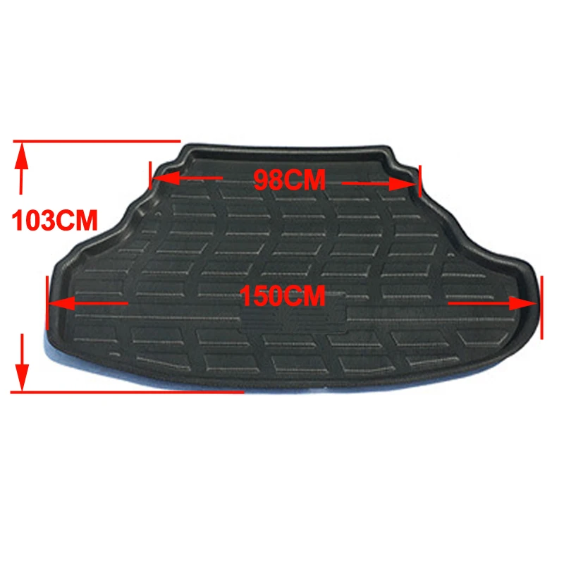 Auto Posteriore Boot Cargo Liner Trunk Pavimento Tappeto Zerbino s Zerbino Vassoio Tappeti Pad Anti-sporco Per TOYOTA CAMRY 2012 2013 2014 2015 2016 2017 - Image 4
