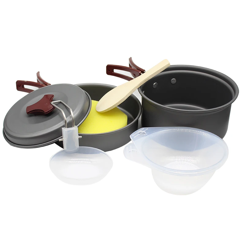 

BRS brs Cookware Outdoor Camping Tableware Pot Set Portable Household Picnic Pot Canteen Survival For Camping Hunting Traving