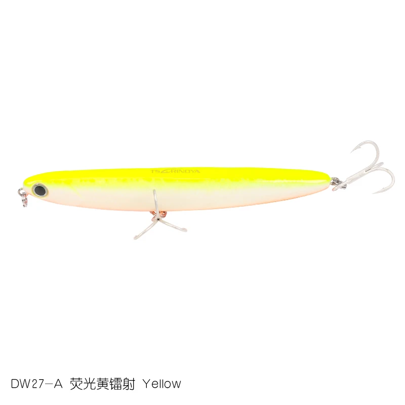 Le Fish Tsurinoya 110 мм 13 г DW27 жесткая приманка для рыбной ловли ходящая собака приманки поверхностные приманки рыболовные приманки для рыб - Цвет: Color A