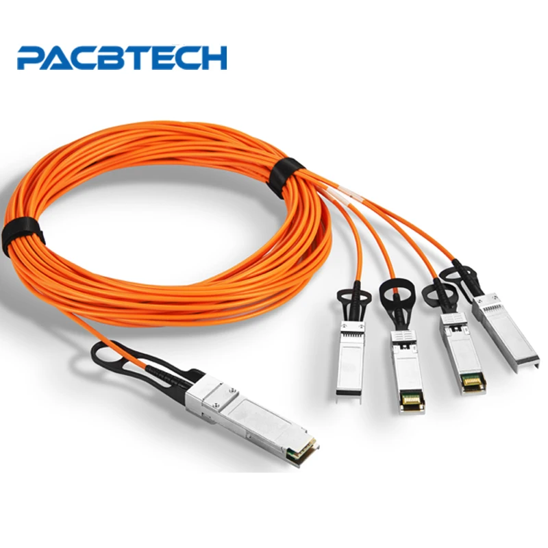 Активный оптический кабель 40G QSFP + до 4 * SFP OM2 4x10G OM2|Оптоволоконное оборудование| |