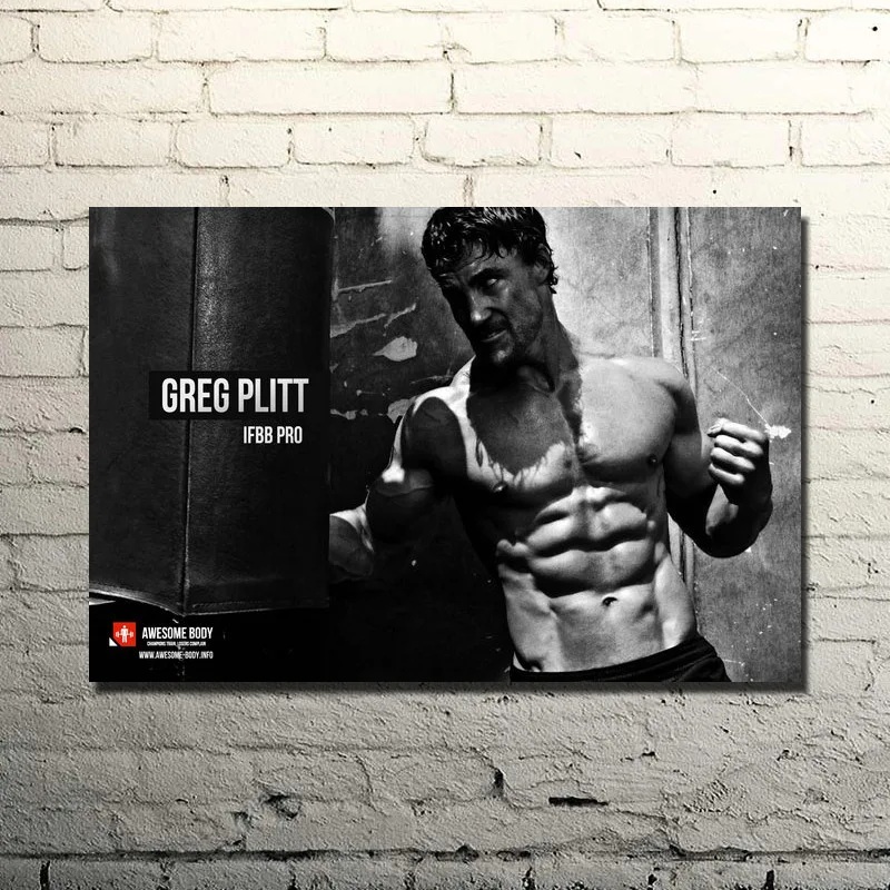 Bodybuilding Motivational Quote Art Silk Poster Print 13x20 32x48inches