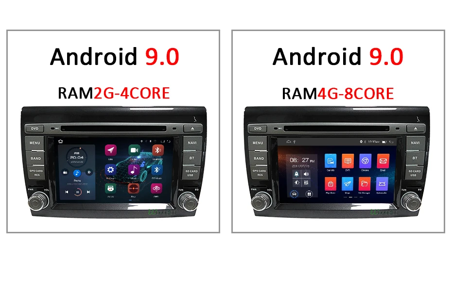Sale DSP IPS 64G Android 9.0 Auto GPS for Fiat Bravo 2007 2008 2009 2010 2011 2012 DVD PLAYER Multimedia Stereos Navigation Radio 4