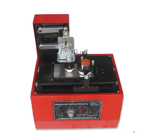 

electric pad printing machine with close ink cup for printing expire date