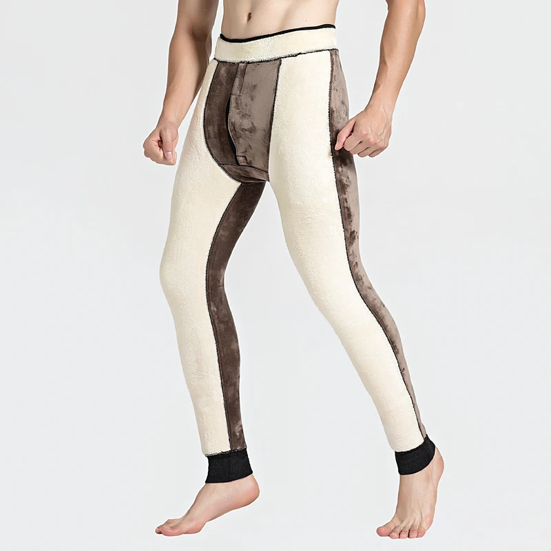 

600g Thicken Winter Warm Mens Leggings Tight Men's Long Johns Plus Size Tights Male Thermal Warm Pants Underwear 568