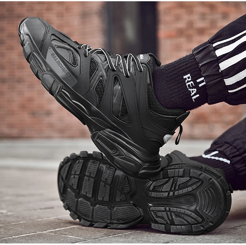 Mens Casual Shoes Chunky Sneaker Platform Trainers Sneakers Men Casual Shoes Mens High Shoes Men Sneakers Mesh Footwear 2019 New (22)