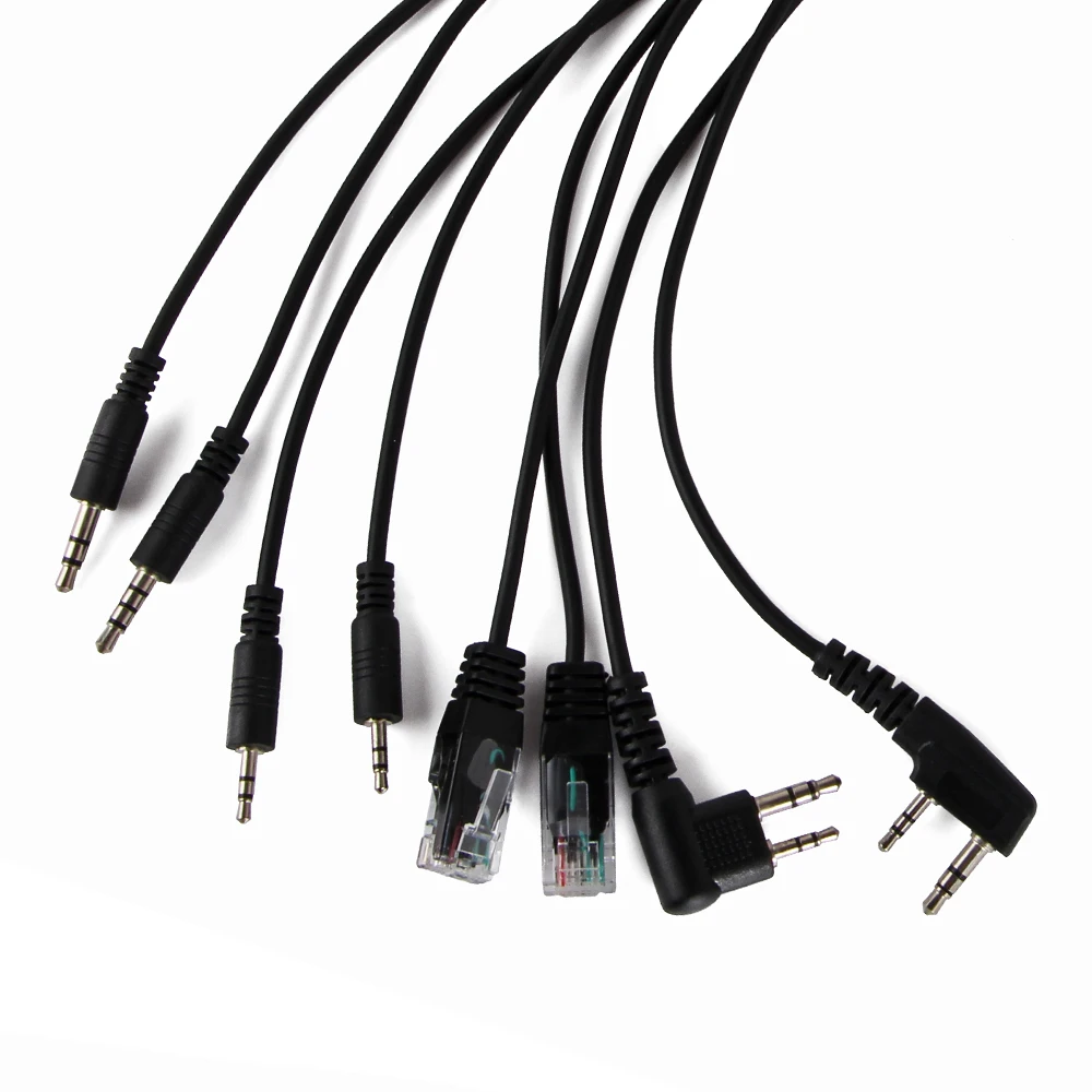 

8 in 1 USB Programming Cable For YAESU BAOFENG UV-5R for Kenwood for Motorola Radio For ICOM Retevis H777 Walkie Talkie