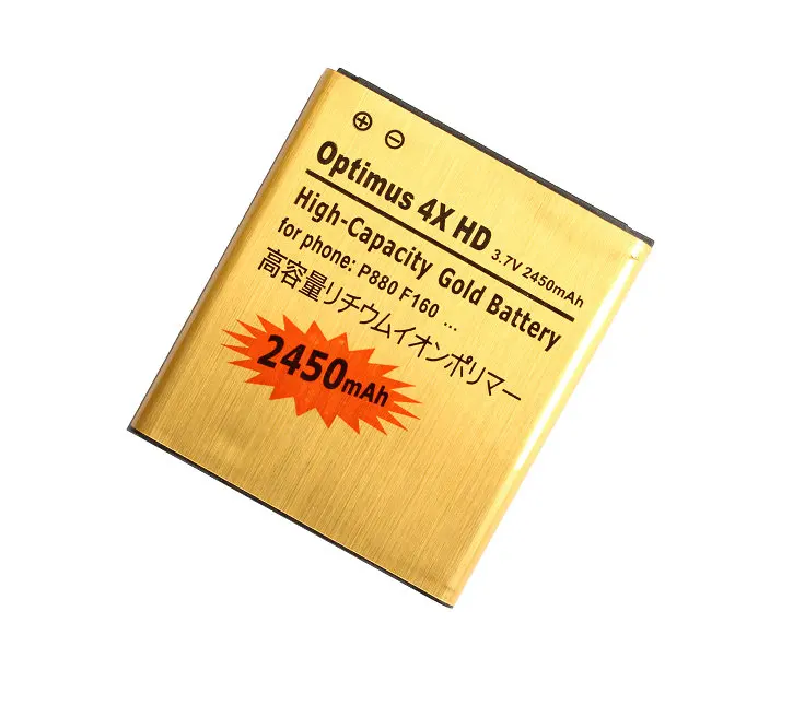 Аккумулятор для LG Optimus 4X HD P880 F160 F200L/S/K P765 P760 2450 мАч|bl 53qh|battery goldgold battery |