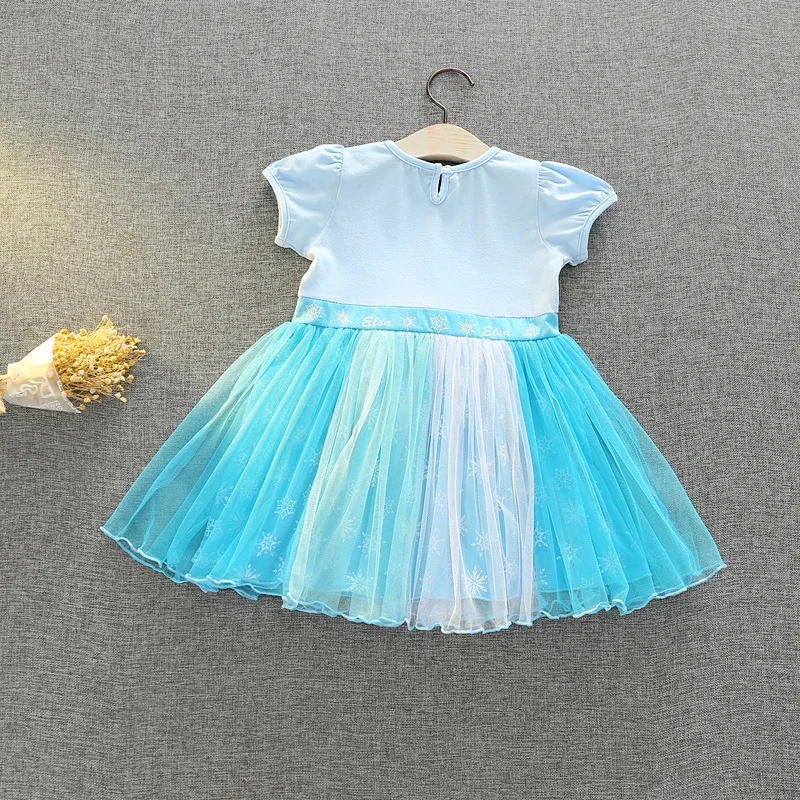 Летнее платье «Моя маленькая девочка»; костюм принцессы Эльзы, Анны, Белль для Хэллоуина, карнавала, дня рождения, костюмированной вечеринки; одежда для маленьких девочек