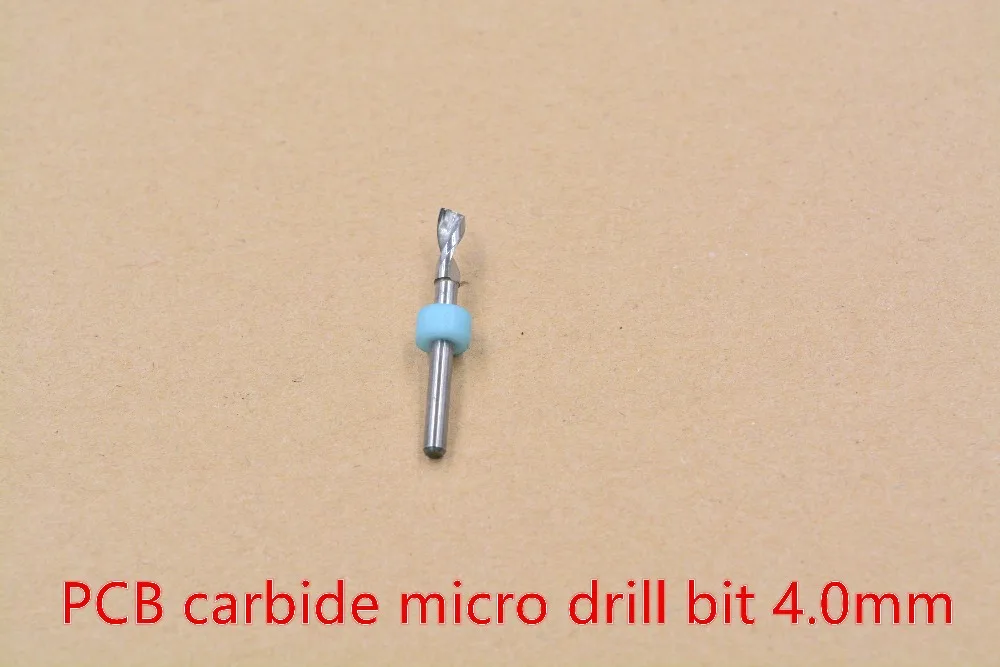 

Circuit board mini drill bit carving bit carbide PCB shank 3.175mm drill bit 4mm for SMT CNC mould copper engrave plastic 1pcs