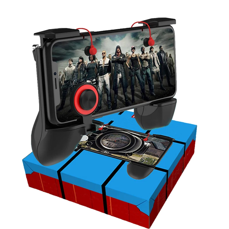 

3 in 1 PUBG Mobile game joystick controller gamepad free fire button L1R1 for iphone smart phone game trigger controller handle