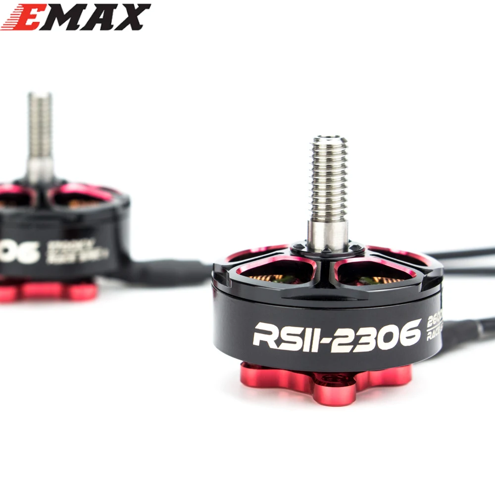

Original Emax RSII 2306 Race Spec - Brushless Motor (4-6S)1600/1700/1900/2400/2600kv Brushless Motor CW CCW for FPV Quadcopter