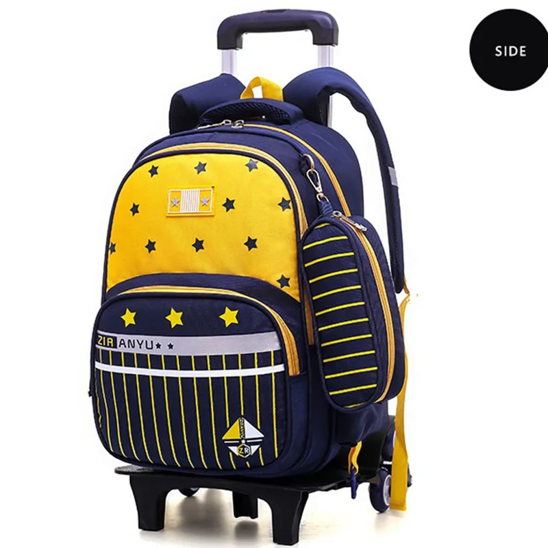 Buy Children School Bags Wheels Okul Cantalari Kids