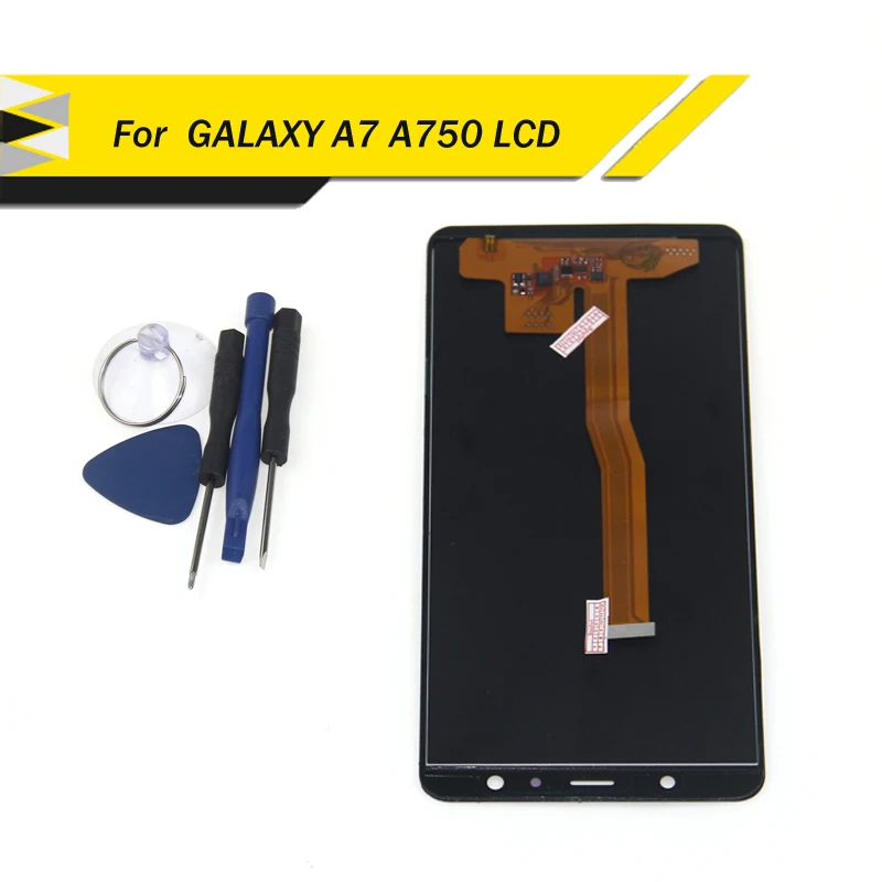 6 0 ''ЖК дисплей для Samsung Galaxy A7 2018 A750 SM-A750F A750F ЖК-дисплей с сенсорным экраном в
