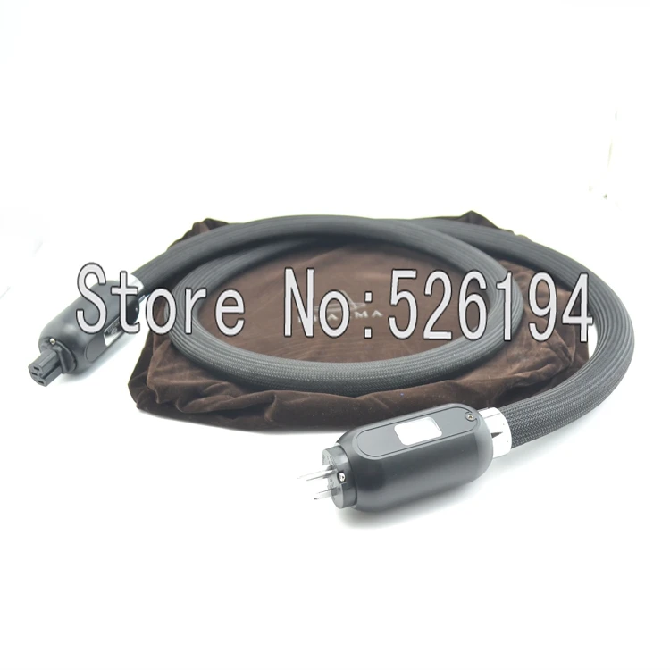 

Free shipping 1.8 meter Kharma KPC-GR-1C Grand reference series Rhodium plated US version power cable for audio power cord