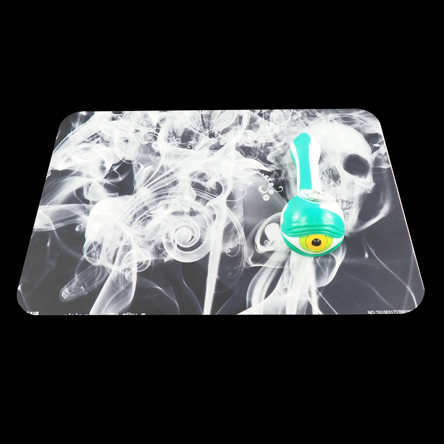 

Portable Silicone Smoking Pipe Spoon pipe with dab mat cactus cute funny Silicone hand Smoking Pipe Tobacco Bowl kit