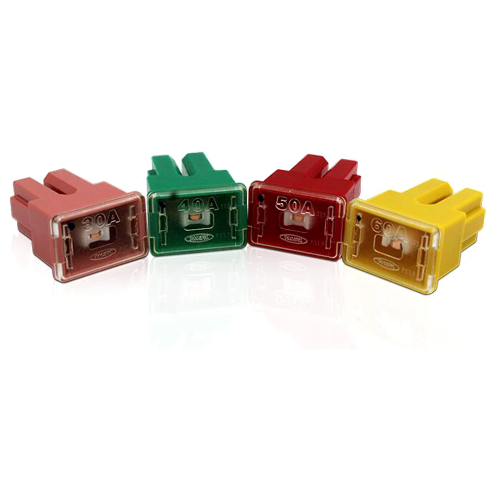 

1PC Insurance Car Auto Square Fuse Tube Waterproof Fuse Box 30A 40A 50A 60A for Excavator