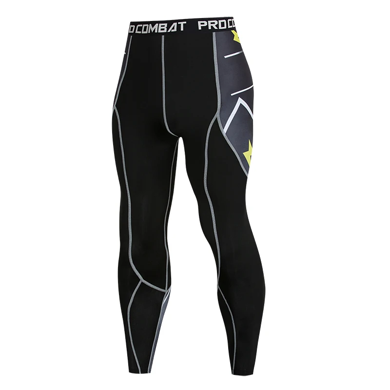 

Men's running tights compression yoga pants GYM sports fitness stretch leggings training basketball sports training sportswear
