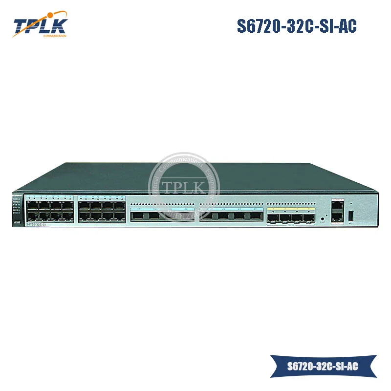 Hua wei Ethernet 24 порта коммутатор S6720-32C-SI-AC/DC Полный дуплексный и полудуплексный режим связи AC или DC блок питания опционально - Цвет: S6720-32C-SI-AC