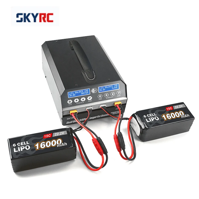 

SKYRC PC1080 1080W 20A High Power Charger for RC Agricultural Drone Quadcopter