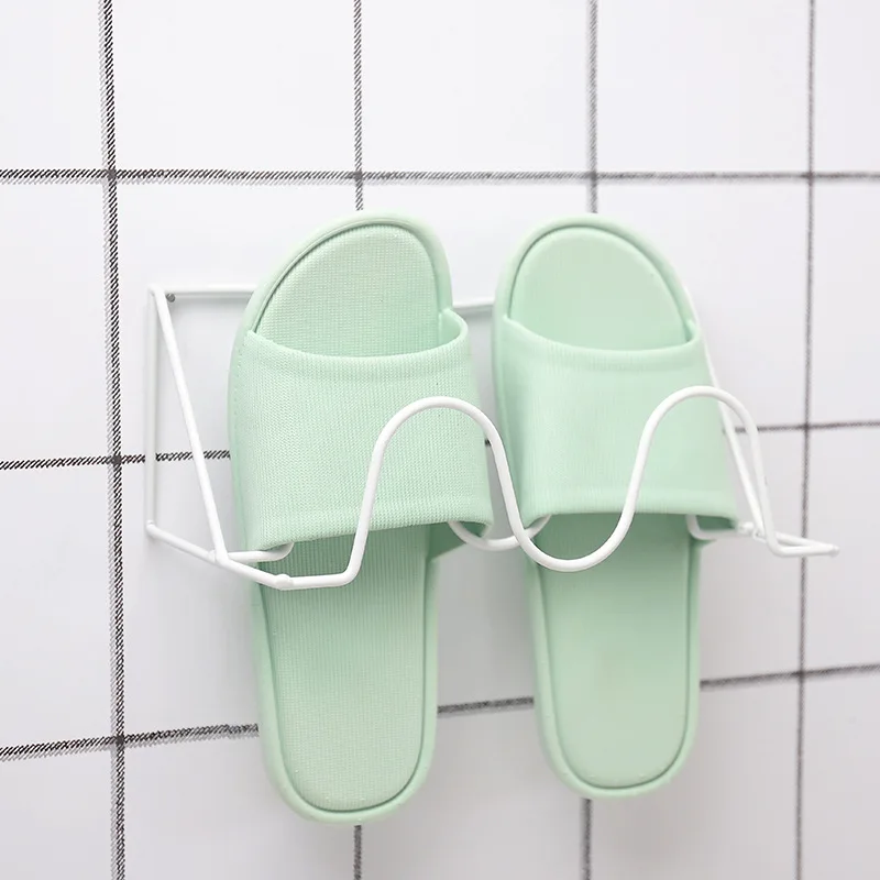 Baffect/двойная железная настенная полка для обуви, простые домашние Тапочки для ванной комнаты, держатели для хранения, лоферы, полка-s