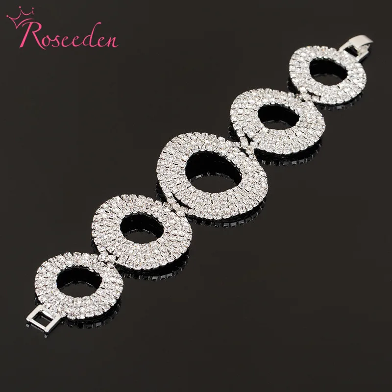 Новые продажи простой сладкий девушки серебряный цвет браслет Шарм невесты свадебный браслет дамы подарок RE3255