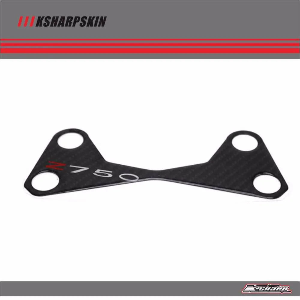 

Carbon ADESIVI 3D Sticker Decal Emblem Protector Tank Pad stompgrip For KAWASAKI Z750 Z 750