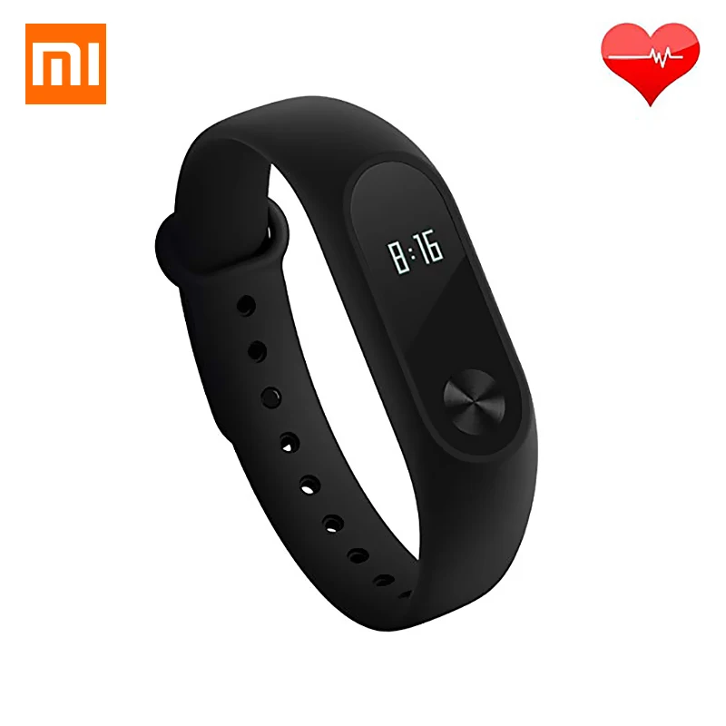 

Original Xiaomi Mi Band 2 Smart Fitness Wristband OLED Touchpad Sleep Tracker IP67 Waterproof Smart MiBand For Android IOS Phone