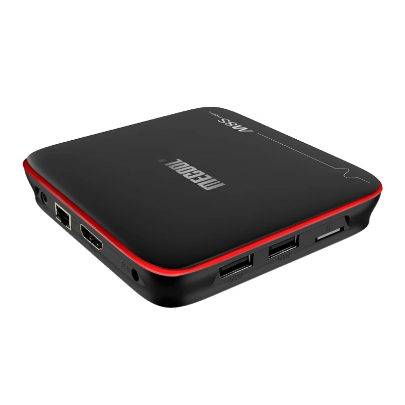 Mecool M8S PRO W Amologic S905W 2 ГБ 16 ГБ android 7,1 smart tv box 4K H.265 2,4G wifi с голосовым пультом дистанционного управления android tv