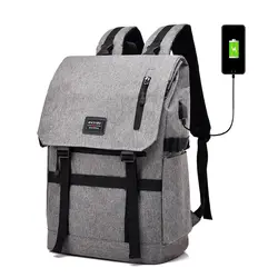 15,6 "рюкзак для ноутбука унисекс Usb Перезаряжаемый умный рюкзак большой емкости подходит для длительных поездок складная сумка для