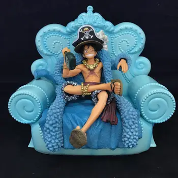 

Anime One Piece Monkey D Luffy Blue 20th PVC Action Figure 15CM