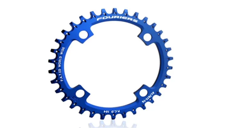 Fouriers CR-DX003-AH Велосипедное одноцепное кольцо 104BCD 30 T-40 T 4 мм Велосипедное кольцо с узкими зубцами