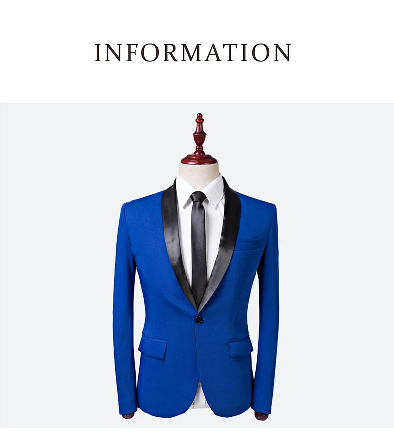 Shenrun мужской костюм куртка Повседневная мода королевский синий смокинг Slim Fit шаль лацкан мужской блейзер Свадебные деловые куртки костюм для вечеринки