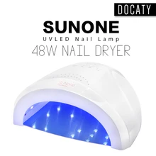 Docaty светодиодный светильник для ногтей SUNone 48 Вт УФ лампа Сушилка для ногтей все для ногтей и маникюрный лак сушильная машина 30 светодиодный s