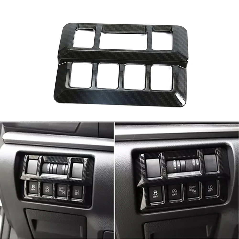 Jeazea Abs Carbon Fiber Cover Dash Function Button Interior Dashboard