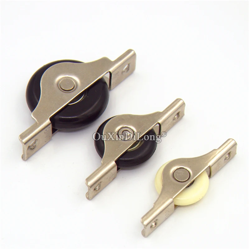 Brand New 10pieces Sliding Door Rollers Cabinet Nylon Wheel Pulley For Wardrobe Cupboard Window Furniture Hardware