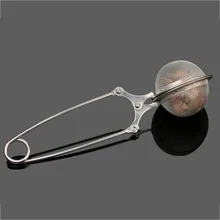 Нержавеющая сталь сетки сфера мяч ложка Spice травяной держатель чайных листьев Фильтр Чай 4,5 см Диаметр