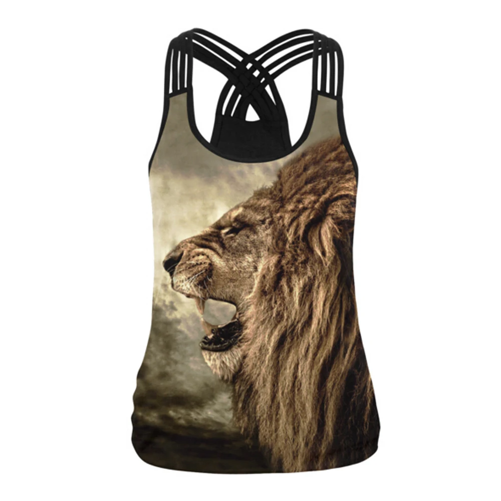 Retro Cool Sexy 3D Printed Summer Crop Tank Tops Retro Cool Sexy 3D Printed Summer Crop Tank Tops