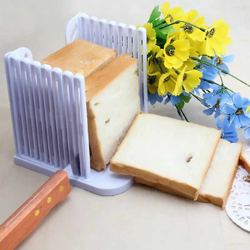 

Plastic Bread Loaf Slicer Slicing Cutter Cutting Cuts Even Slices Guide Tool Chiken Baking tools Kitchen tool Mold marker