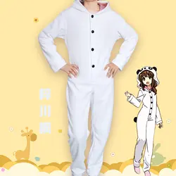 Seishun Бута Yarou серии Azusagawa Kaede панда Белый прекрасные милые комбинезон домашняя одежда для сна Косплэй костюм для подарка