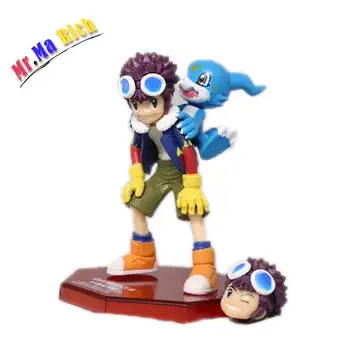 

Cartoon Digimon Adventure Monster Digital Motomiya Daisuke V Mon Davis V-mon Pvc Action Figure Model Toy Doll Regalo 12 cm