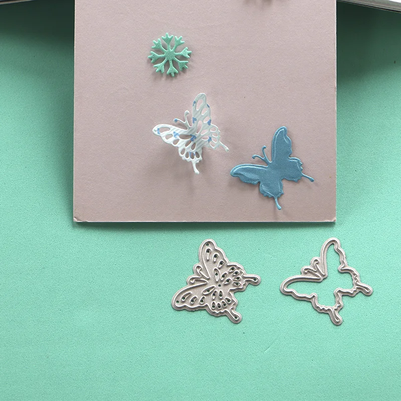 

DUOFEN METAL CUTTING 010003SS 2pcs Small size combo Butterflies stencil for DIY papercraft projects Scrapbook Paper Album