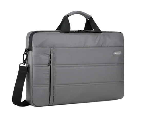 Новейшая брендовая сумка Brinch для ноутбука 1", 15,6 дюймов, чехол для MacBook Notebook 15,5", Прямая BW232 - Цвет: Серый