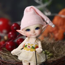 Realpuki Pupu Fairyland FL BJD кукла 1/13 розовая улыбка эльфы Игрушки для девочек крошечные полимерные шарнирные куклы