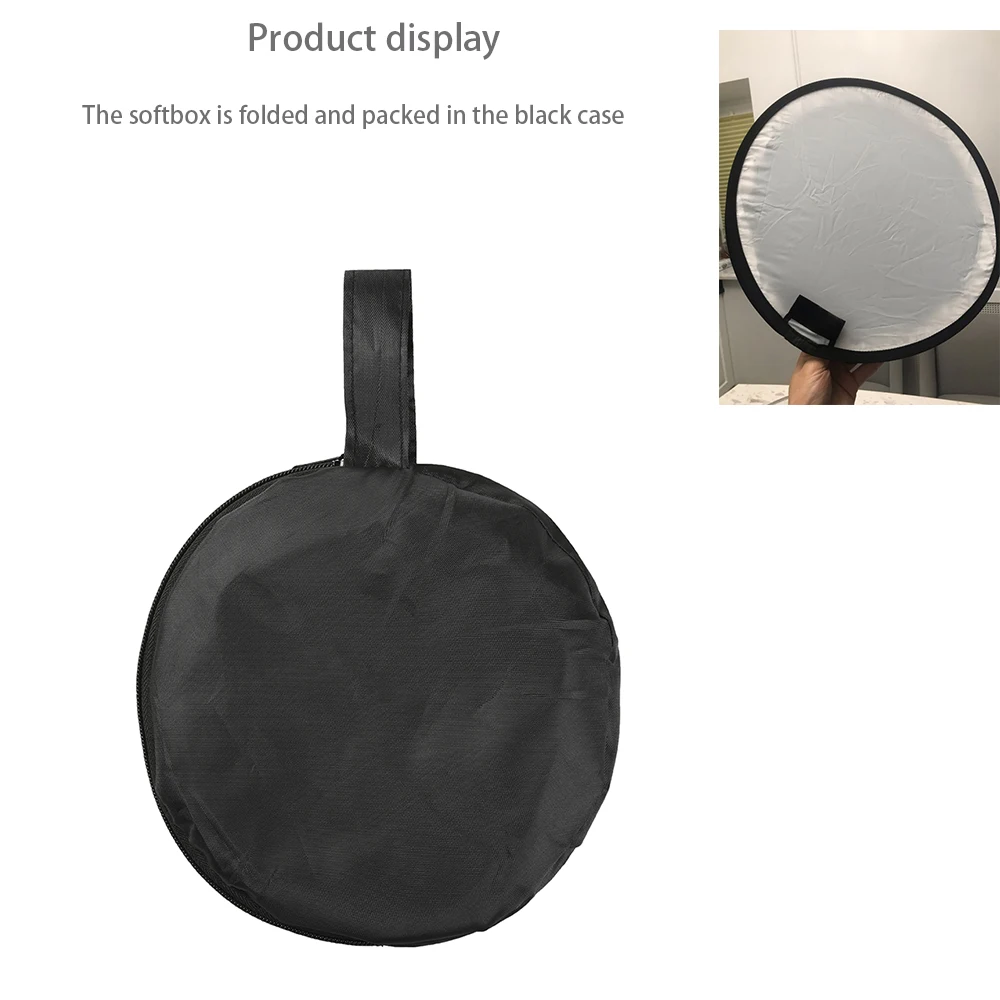 Складной на верхней 40 см круглая мягкая коробка рассеиватель софтбокс Speedlight для
