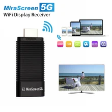 Mirascreen 5G ТВ палка беспроводной дисплей ТВ ключ Miracast DLNA Airplay 1080PHD Поддержка HDMI приемник Air Mirroring высокая скорость