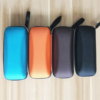 

Sale 1PC Glasses Case Portatives Zipper soleil Lunettes de soleil Clam Shell Hard Case Protector Sunglasses Case