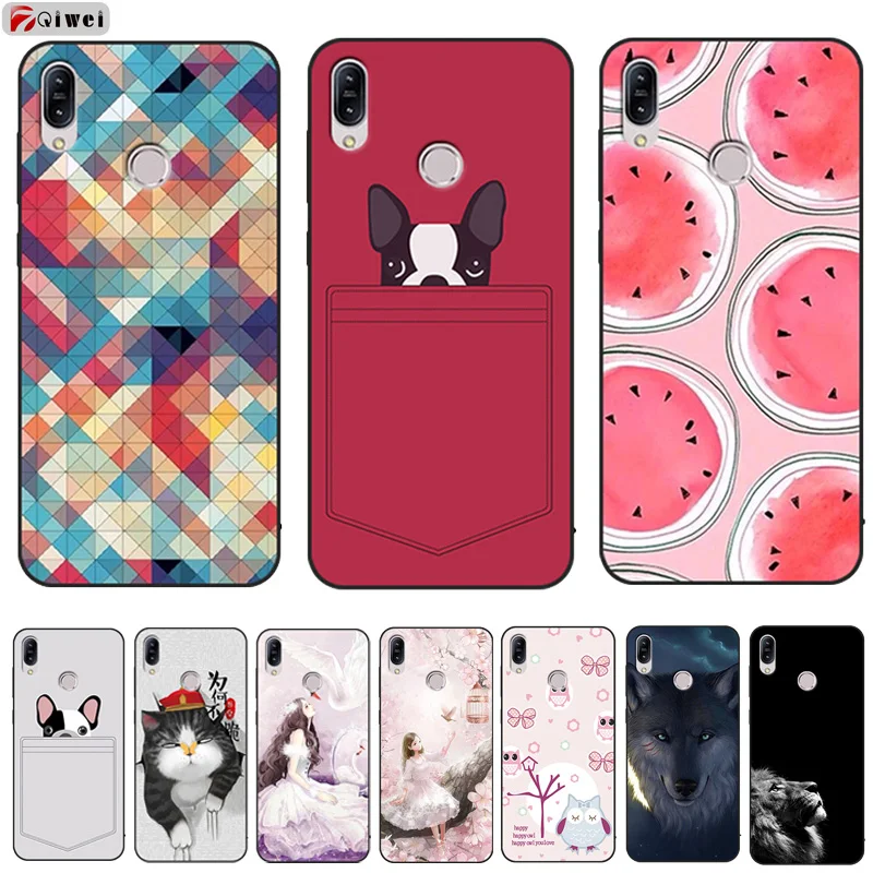 

For Asus Zenfone Max M2 ZB633KL Case Shockproof Print Soft Silicone TPU Funda Phone Case Coque For Asus ZB 633KL ZB633KL Cover
