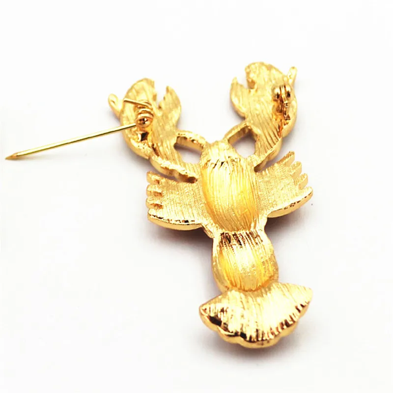 Женская Брошь в виде Раков красного и синего цвета|brooch accessories|brooches for womenblue brooch |