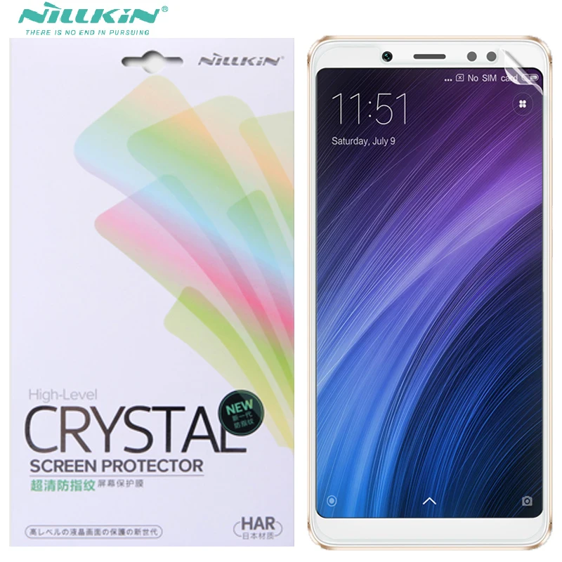 

Nillkin glossy Screen Protector For Xiaomi Redmi Note 5 Anti-Fingerprint Matte Protective film For redmi note 5 Note5